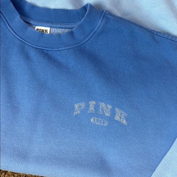 PINK 💙 Crewneck Ombré Sweatshirt - Picture 4 of 6